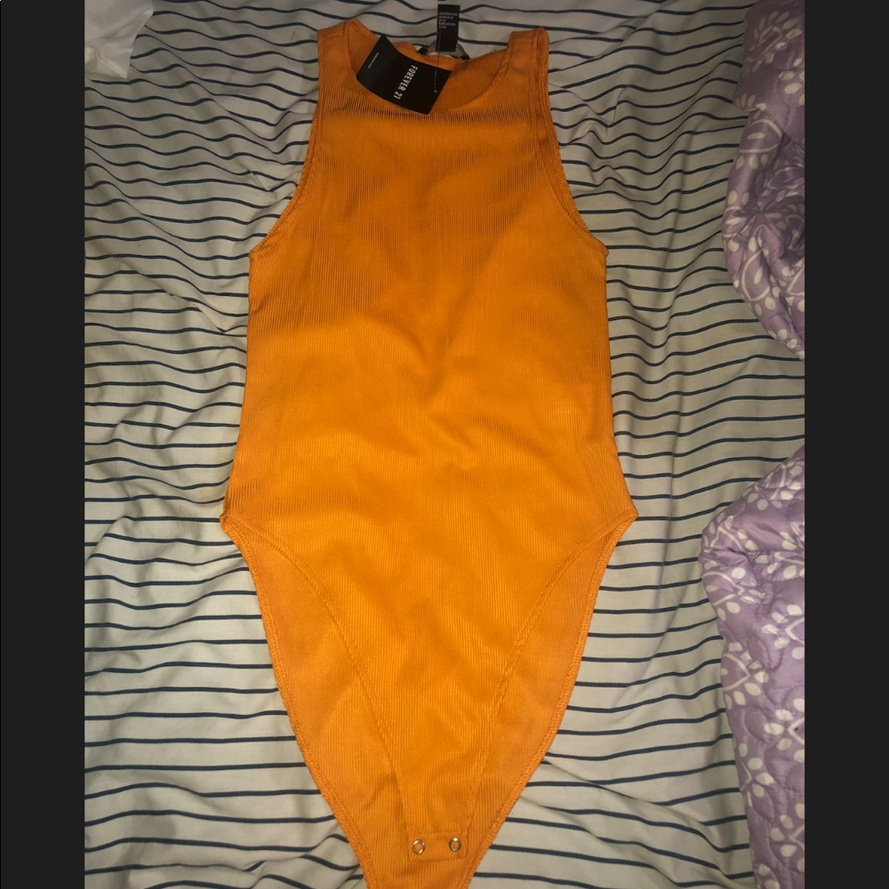 Yellow bodysuit
